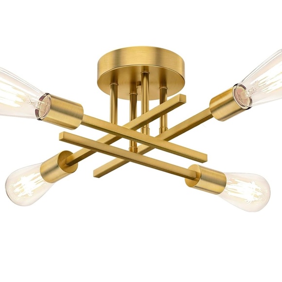 Industrial Sputnik Light Fixture - Picture 1 of 5